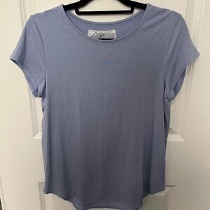 Women's Cupio “Juliana” Periwinkle Short Sleeve Top